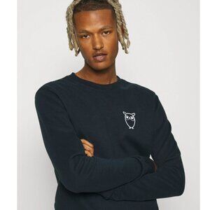 Knowledge Cotton Apparel ELM OWL - Sweatshirt in Royal Blue